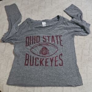 J. America Heather Gray Long Sleeve Shirt